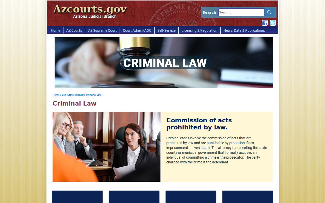 Arizona criminal record sealing information for a Navajo County criminal docket